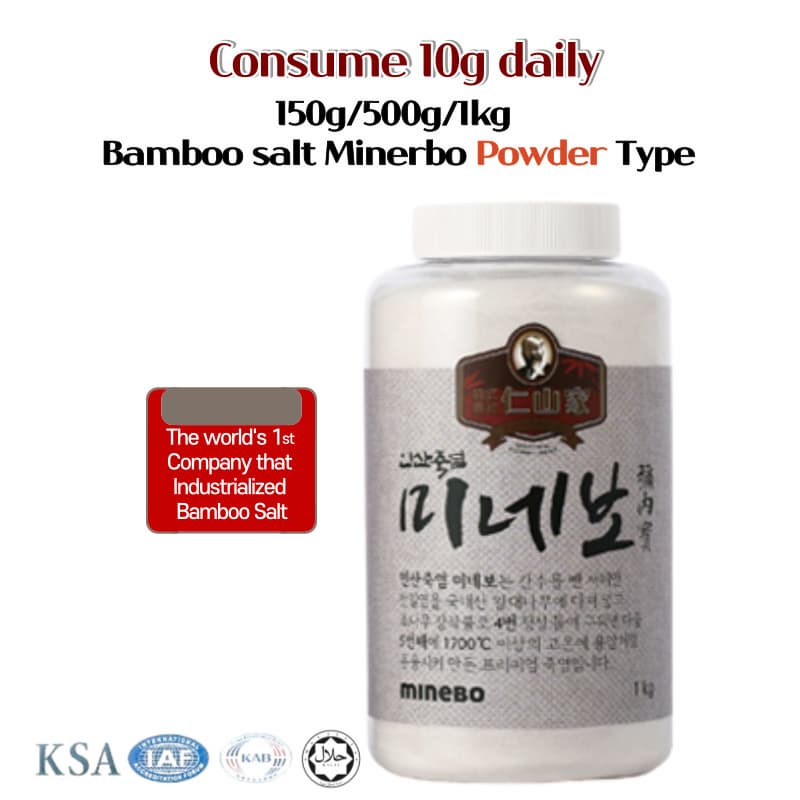 _Minerbo_ 100_ Korean traditional seasoning and high_quality powder bamboo salt for the human body